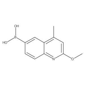 (2-Methoxy-4-methylquinolin-6-yl)boronic acid结构式