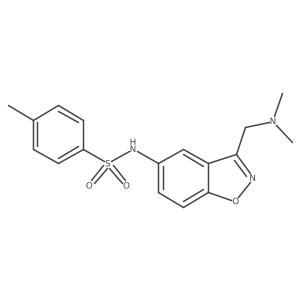 N-{3-[(dimethylamino)methyl]-1,2-benzoxazol-5-yl}-4-methylbenzene-1-sulfonamide Structure
