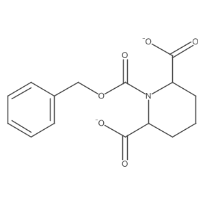 1,2,6-Piperidinetricarboxylic acid, 1-(phenylmethyl) ester Structure