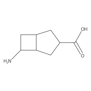 rac-(1R,3S,5R,6R)-6-aminobicyclo[3.2.0]heptane-3-carboxylic acid Structure