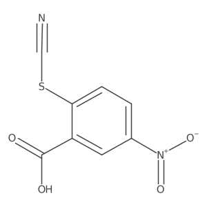 5-Nitro-2-thiocyanatobenzoic acid Structure