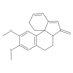 Erythrinan, 1,2,6,7-tetradehydro-15,16-dimethoxy-8-thioxo-结构式