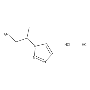 (2S)-2-(1H-1,2,3-triazol-1-yl)propan-1-aminedihydrochloride Structure