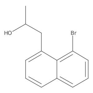 1-(8-Bromonaphthalen-1-yl)propan-2-ol Structure