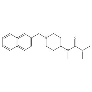 1,3,3-Trimethyl-1-{1-[(naphthalen-2-yl)methyl]piperidin-4-yl}urea Structure