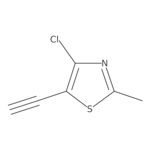 4-Chloro-5-ethynyl-2-methylthiazole Structure
