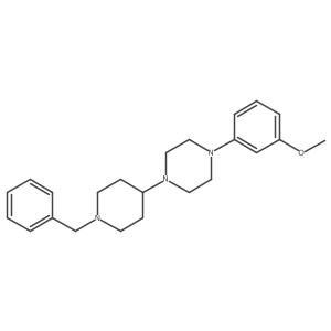 1-(1-Benzylpiperidin-4-yl)-4-(3-methoxyphenyl)piperazine Structure