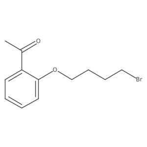 1-[2-(4-Bromo-butoxy)-phenyl]-ethanone结构式