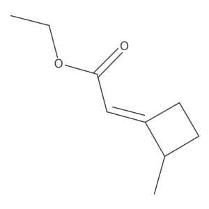 ethyl 2-[(1Z)-2-methylcyclobutylidene]acetate结构式
