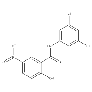 N-(3,5-dichlorophenyl)-2-hydroxy-5-nitrobenzamide结构式