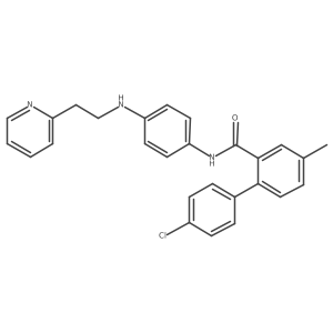 [1,1a(2)-Biphenyl]-2-carboxamide, 4a(2)-chloro-4-methyl-N-[4-[[2-(2-pyridinyl)ethyl]amino]phenyl]-结构式