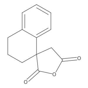 3,4-dihydro-2H-spiro[naphthalene-1,3'-oxolane]-2',5'-dione结构式