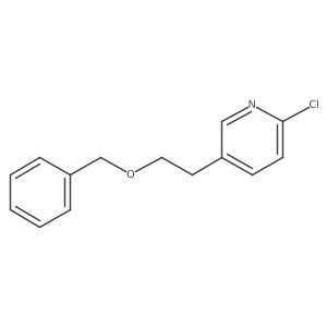 5-[2-(Benzyloxy)ethyl]-2-chloropyridine结构式