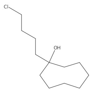 1-(4-Chlorobutyl)cyclooctanol Structure