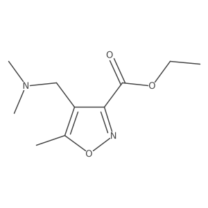 Ethyl 4-[(dimethylamino)methyl]-5-methyl-3-isoxazolecarboxylate Structure