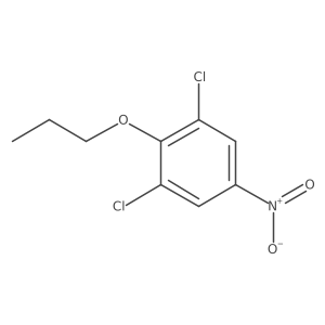 1,3-Dichloro-5-nitro-2-propoxybenzene结构式