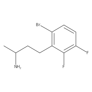 6-Bromo-2,3-difluoro-I+/--methylbenzenepropanamine Structure