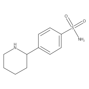 4-(2-Piperidinyl)benzenesulfonamide结构式
