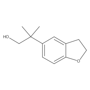 2,3-Dihydro-I(2),I(2)-dimethyl-5-benzofuranethanol Structure