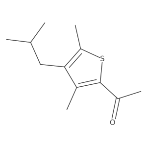 1-(4-Isobutyl-3,5-dimethylthiophen-2-yl)ethanone Structure