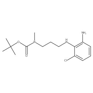 [3-(2-Amino-6-chloro-phenylamino)-propyl]-methyl-carbamic acid tert-butyl ester Structure