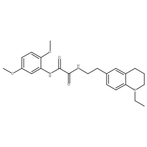 N1-(2,5-dimethoxyphenyl)-N2-(2-(1-ethyl-1,2,3,4-tetrahydroquinolin-6-yl)ethyl)oxalamide Structure
