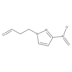 3-(3-Nitropyrazol-1-yl)propionaldehyde Structure