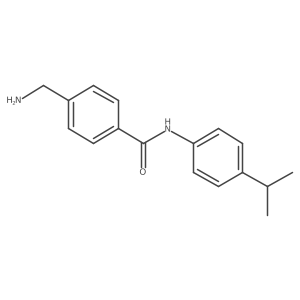 4-(Aminomethyl)-N-[4-(1-methylethyl)phenyl]benzamide Structure