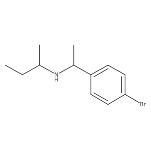 [1-(4-Bromophenyl)ethyl](butan-2-yl)amine结构式