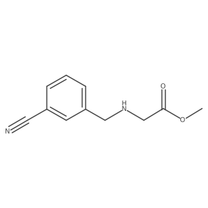Methyl (3-cyanobenzyl)glycinate Structure