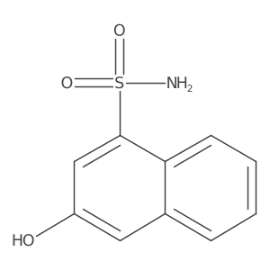 3-Hydroxy-1-naphthalenesulfonamide Structure