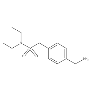 1-[4-(aminomethyl)phenyl]-N,N-diethylmethanesulfonamide结构式