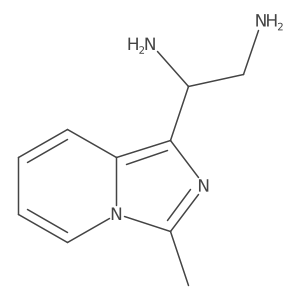 1-(3-Methylimidazo[1,5-a]pyridin-1-yl)-1,2-ethanediamine Structure