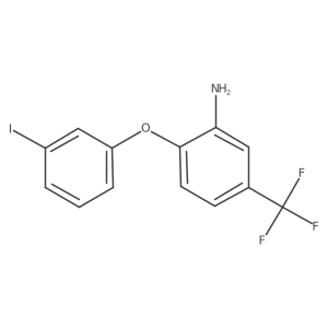 2-(3-Iodophenoxy)-5-trifluoromethyl-phenylamine Structure