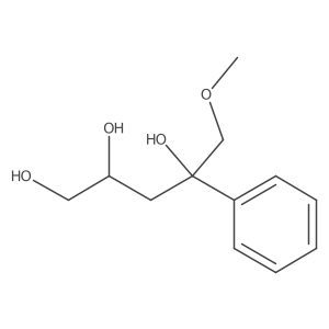 5-Methoxy-4-phenyl-pentane-1,2,4-triol Structure