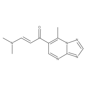 (E)-3-(dimethylamino)-1-(7-methyl-[1,2,4]triazolo[1,5-a]pyrimidin-6-yl)prop-2-en-1-one Structure