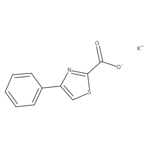 Potassium4-phenylthiazole-2-carboxylate Structure