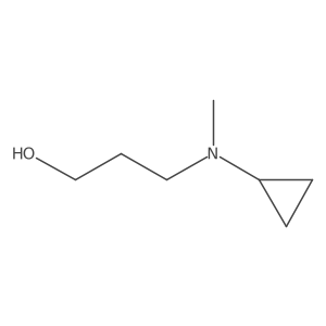 3-[Cyclopropyl(methyl)amino]propan-1-ol Structure