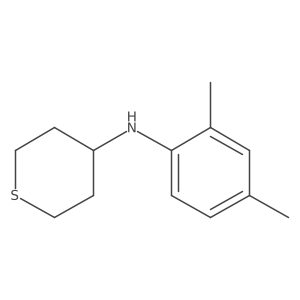 N-(2,4-dimethylphenyl)thian-4-amine结构式