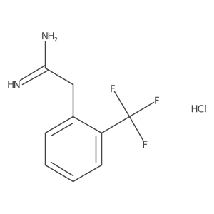 2-(2-Trifluoromethyl-phenyl)-acetamidine hydrochloride Structure