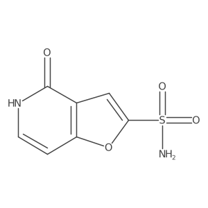 2-Sulfamoylfuro[3,2-c]pyridin-4(5H)-one结构式