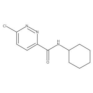 6-chloro-N-cyclohexylpyridazine-3-carboxamide Structure