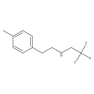 [2-(4-Methylphenyl)ethyl](2,2,2-trifluoroethyl)amine Structure