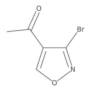 1-(3-Bromo-1,2-oxazol-4-yl)ethan-1-one Structure