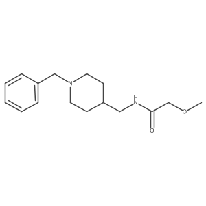 N-[(1-benzylpiperidin-4-yl)methyl]-2-methoxyacetamide Structure
