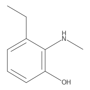 3-Ethyl-2-(methylamino)phenol结构式