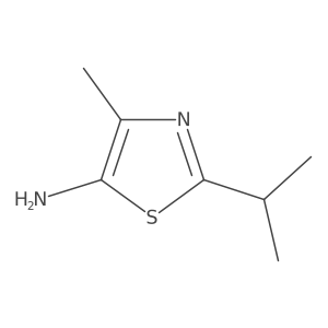 4-Methyl-2-(propan-2-yl)-1,3-thiazol-5-amine Structure