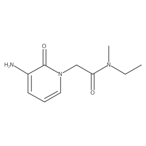 2-(3-Amino-2-oxopyridin-1(2h)-yl)-N-ethyl-N-methylacetamide Structure