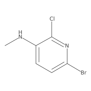 6-bromo-2-chloro-N-methylpyridin-3-amine Structure