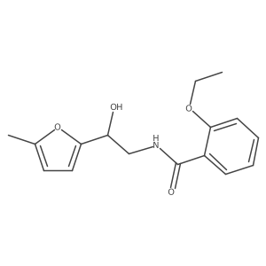 2-ethoxy-N-[2-hydroxy-2-(5-methylfuran-2-yl)ethyl]benzamide结构式